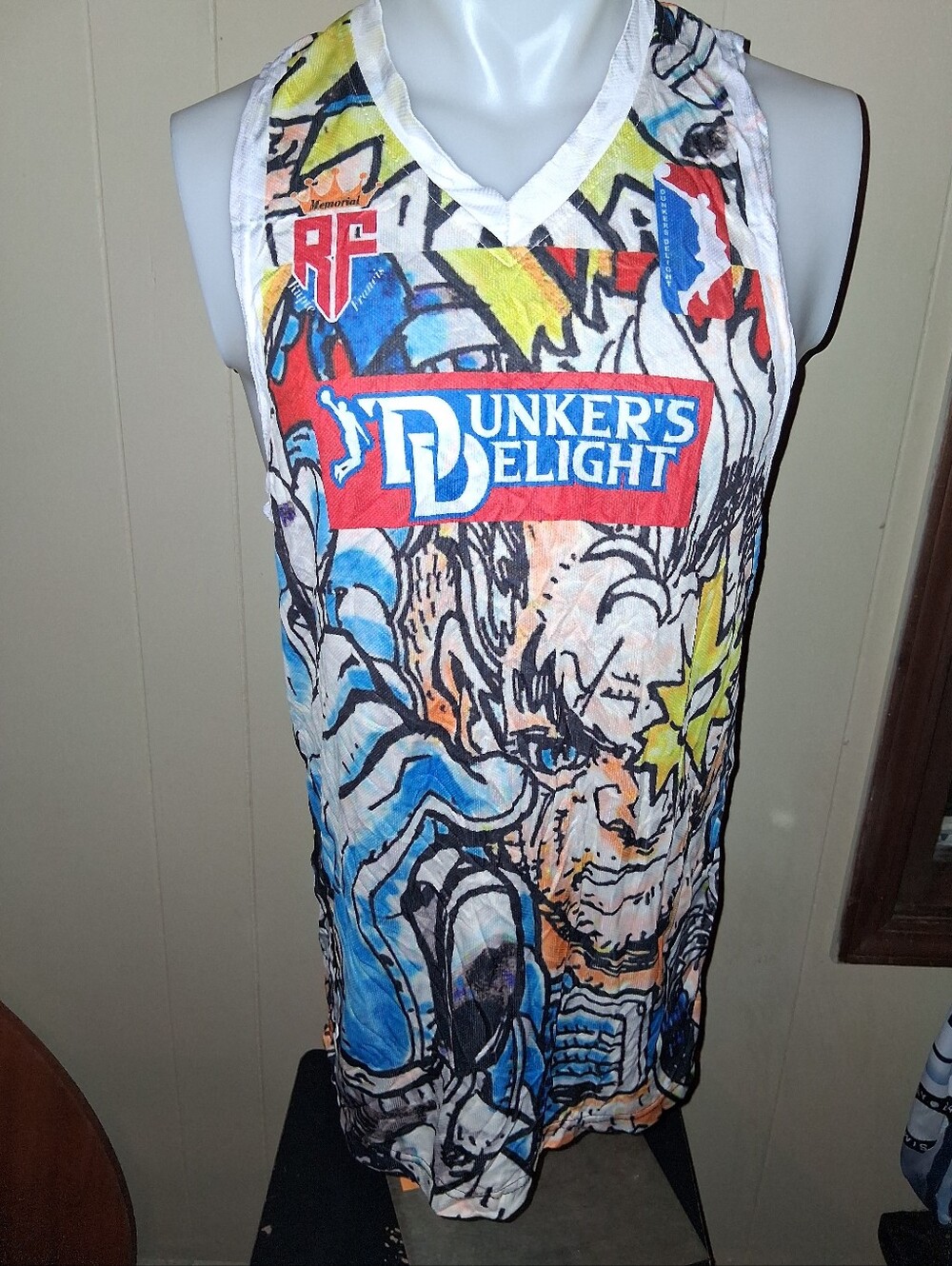 Dunker's Delight Multicolor Graphic Men’s Jersey Set